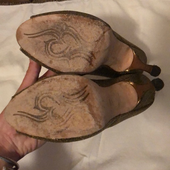 Jean-michel Cazabat Bronze Heels - Picture 3 of 8